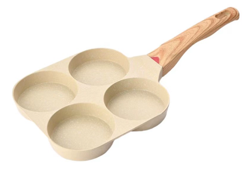 Nonstick Iron Skillet for Gas Stove and Induction Cooktop Square Pancake and Omelette Pan for Frying Breakfast Foods
