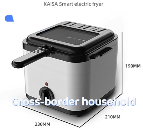 2 L Deep Fryer with Detachable Cast Alu. Innerpot
