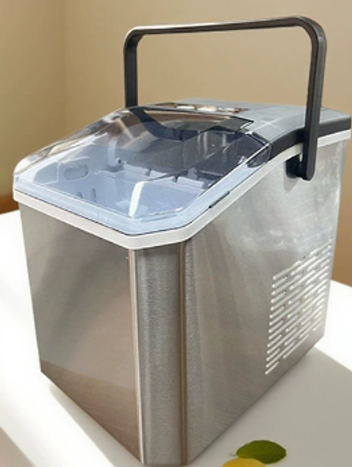 Intelligent Mini Automatic Ice Cube Maker 10KG Household and Dormitory Student 220V Commercial Ice Storage Capacity