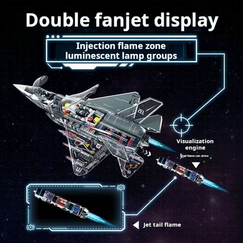 J-35 Fighter Jet Building Blocks