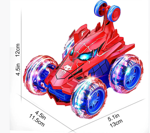 Children's Remote Control Car 360-degree Rotation Stunt Off-road Electric Vehicle Light Remote Control Skip Toy Car
