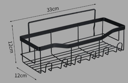 Hot Selling Wholesale Bathroom Shower Shelf Caddy Organizer Wall-mounted Storage Shelf for Bath Storage