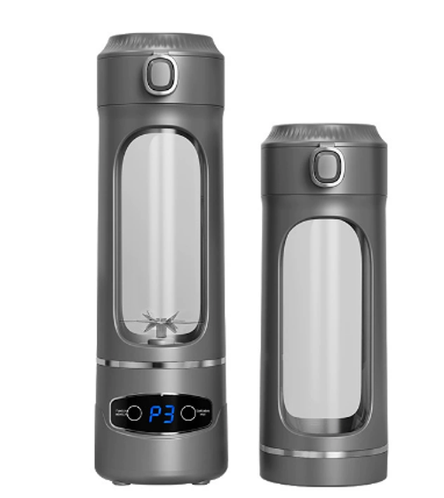450ml USB Rechargeable Wireless Fruit Blender Juicer Household Electric Portable Blender with 3 Gear Timing Function