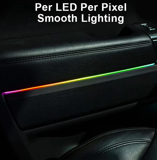 22 in 1 Dream Color RGB Dynamic Car Interior Light Wireless APP Control Ambient Atmosphere LED Light Kit for Car