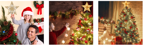 Star Christmas outdoor street lamp decorations for sale（Customizable）