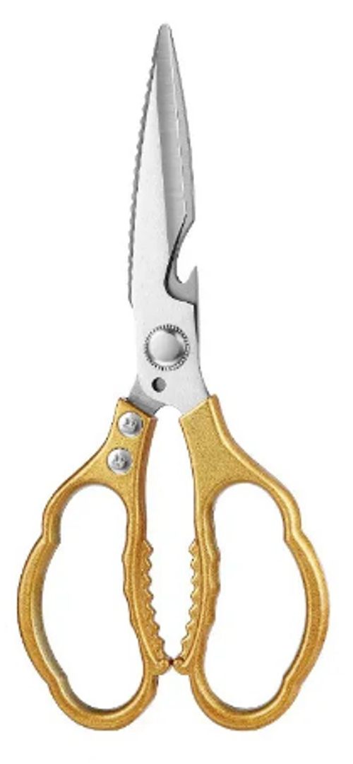 Kitchen Scissors All Purpose Stainless Steel Kitchen Shear Sharp Silver Meat Scissors Dishwasher Safe Heavy Duty Poultry Shears