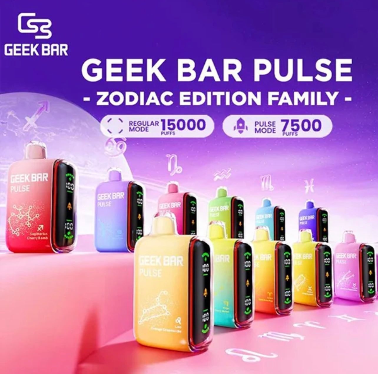 Geek Bar Pulse拋棄式電子煙 大容量搭配穩定輸出，口感節奏更容易掌握