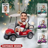 Personalisiertes Golf-Acryl-Ornament - Geschenk für Golfliebhaber