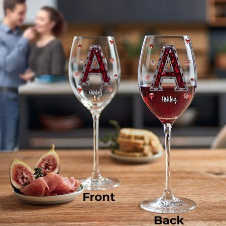 Love Wine – Personalisiertes Weinglas mit langem Stiel
