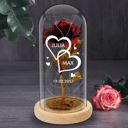 Personalisierte Everlasting Flowers – Ein Geschenk für sie