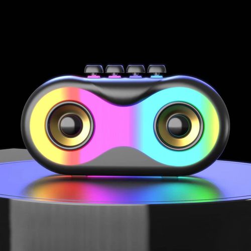 Lighting 360 Surround Stereo Sound Portable BT 5.0 Waterproof Blue Tooth Speaker Wireless Mini Karaoke Speaker for Kid
