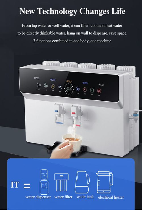 Household Water Purifier with Hot Water Function RO Reverse Osmosis Five-stage Filtration Drinking Water Machine
