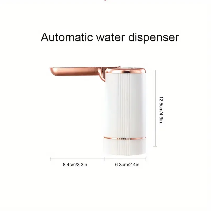 Universal Water-Bottle Pump Dispenser 5-Gallon: KT077 Foldable Automatic Water Bottle Pump