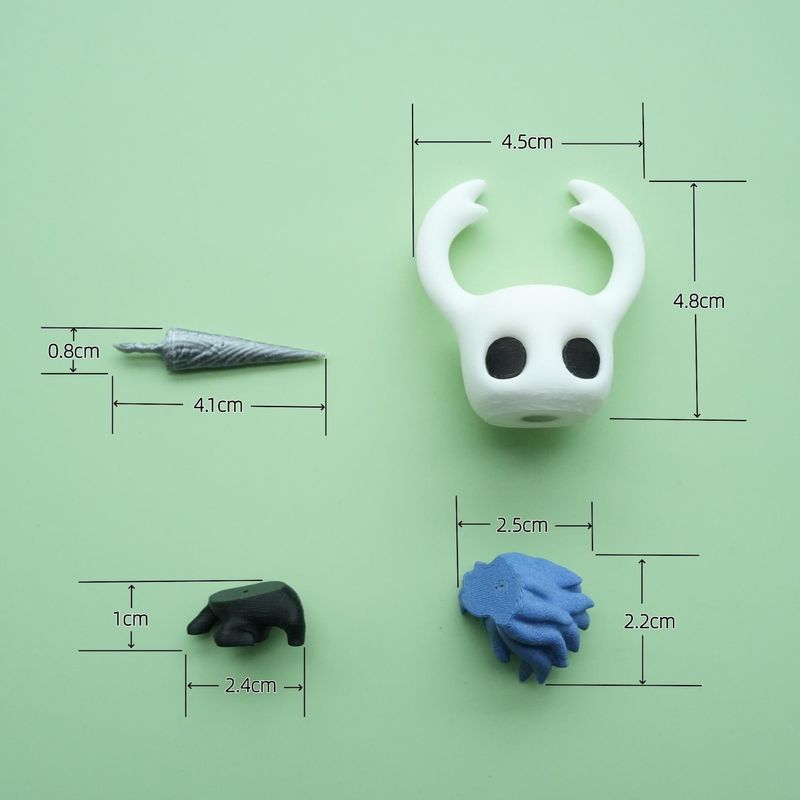 Hollow Knight Fridge Magnet, 3D Detachable The Knight Design, Strong Magnetic Power, Hollow Knight Silksong Merch Gift for Fans