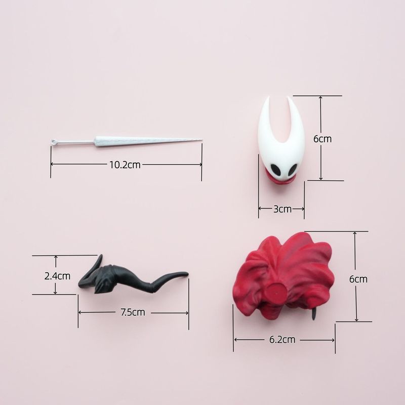 Hollow Knight Fridge Magnet, 3D Detachable Hornet Design, Strong Magnetic Power, Hollow Knight Silksong Merch Gift for Fans