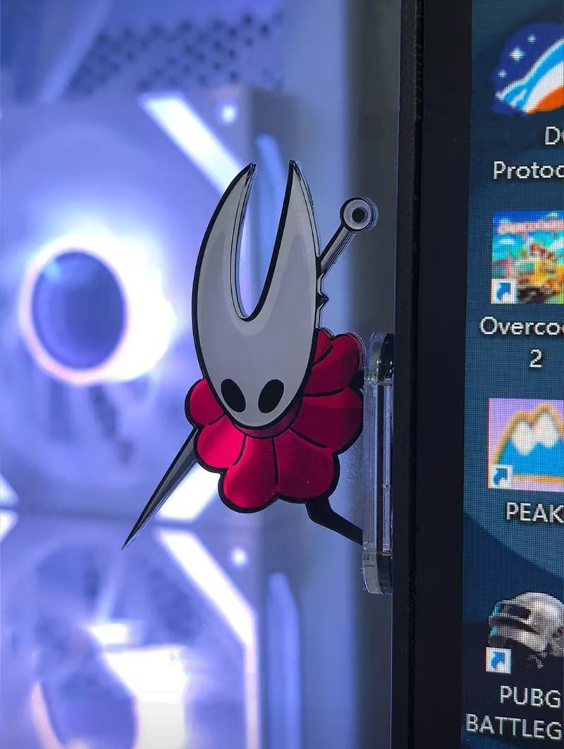 Hollow Knight Fridge Magnets, Cute Strong Magnetic Acrylic Refrigerator Decor, Hollow Knight Silksong Merch Gift Idea