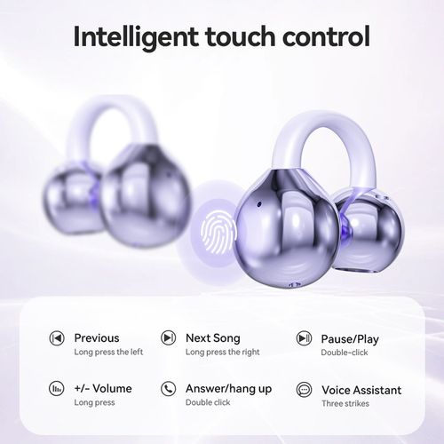 M91AI Smart Translation Bluetooth Earphones - Clip-on High-Quality Bone Conduction Wireless Bluetooth Earphones