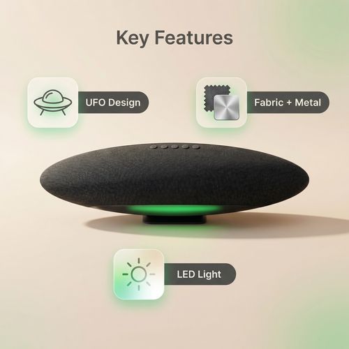 S22 Bluetooth Speaker, 5th Generation Desktop Wireless Subwoofer & Tweeter Bluetooth Speaker for Home Use