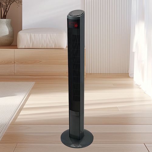 Electric Bladeless Ventilateur Tower Pedestal Fans Black Tower Fan