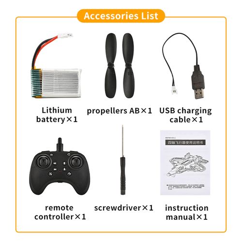 Remote control airplane drone, suitable for children, adults and beginners, with automatic hovering fighter toy