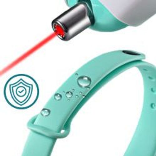 Adjustable Cat Laser Collar USB Rechargeable Pet Laser Collar Led Light Teaser Cat Interactive Toy