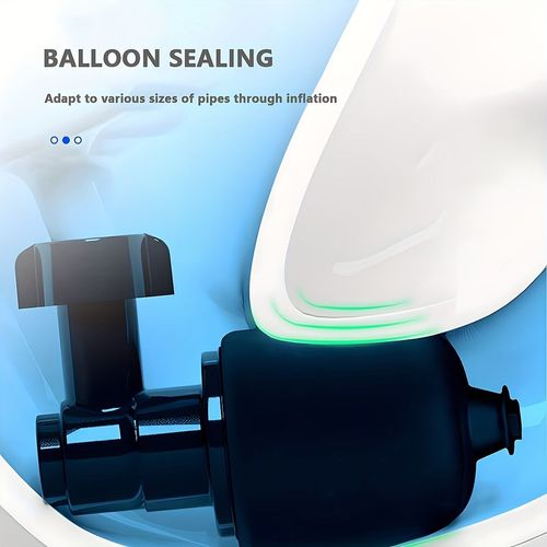 1pc Heavy-Duty Drain Jet Gun - Powerful Toilet Plunger for Unclogging Bathroom, Sink, and Floor Drains, Air Plunger Tool with Adjustable Pressure, No Electricity Needed, Durable Plastic Design