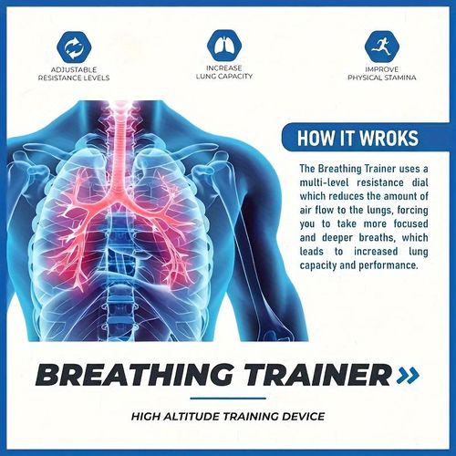 Portable Lung Capacity Abdominal Breathing Trainer With Adjustable Resistance Lmprove Your Lung Capacity