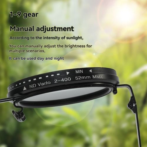 9gears ND Adjustable Sunglasses Fishing Shades Round Polarized Adjustable Tint Dimming Sunglasses with Built-in ND Filter