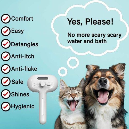 pet electric spray massage comb