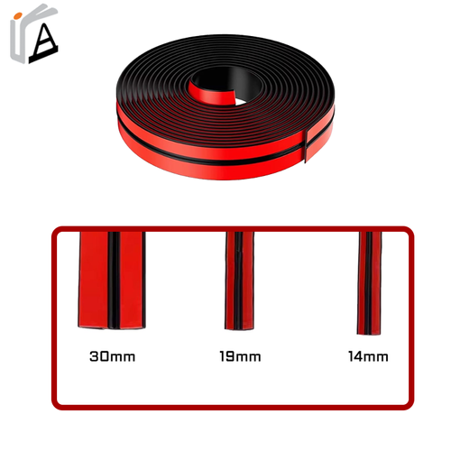 Automobile weatherstripping, front windshield and sunroof sound-insulating and waterproof strips