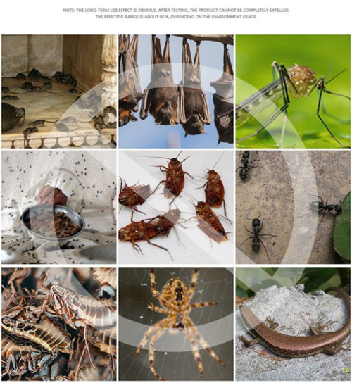 🦟🐜🔌🐭🚫 Diga adeus aos produtos químicos ⚡ 📡 Mantenha os sons afastados 💥 Prepare-se