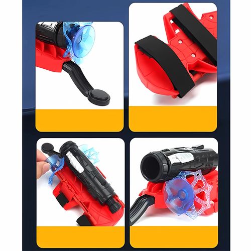 Spiderman web shooting gloves toy wrist shooter, suitable for boys and kids role play props