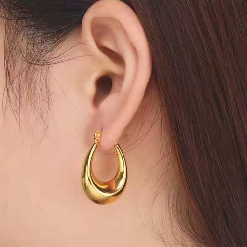 18K gold plated earrings, perfect for Christmas and stocking stuffers