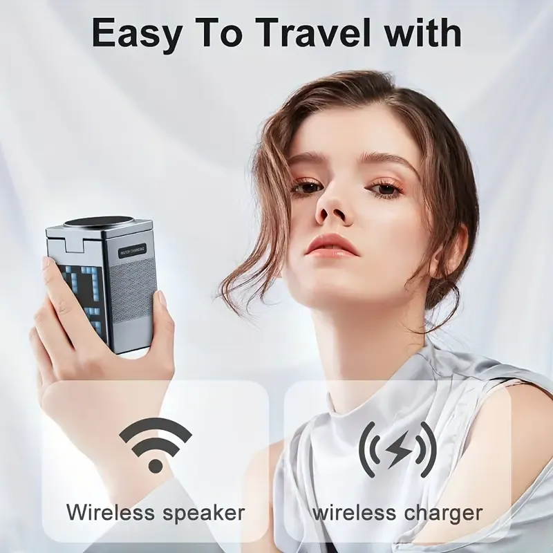 Multifunctional 6-in-1 magnetic wireless charger compatible with TECNO, SAMSUNG, Infinix devices for fast charging