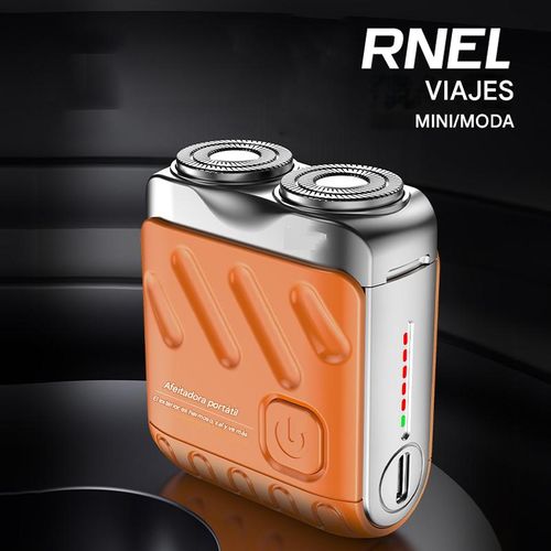 Mini barbeador elétrico portátil recarregável USB de bolso para homens, ferramenta de barbear elétrica para uso facial