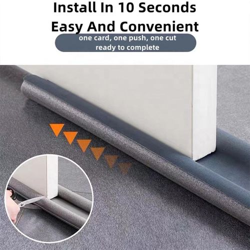 Door seal + stylish sunglasses： Noise Blocker Door Draft Stopper Rubber Bottom Sealing Strip for Door Draft Stoppers and Gap Sealing Door Sealing Strips