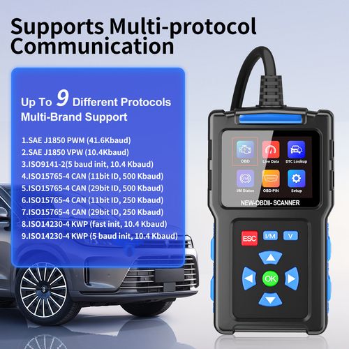 Universal OBD2 Scanner Car Engine Trouble Code Reader CAN Diagnostic Tool for all OBDII vehicles from 1996 and later