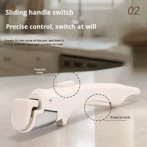 Removable handles Suitable for all cookware Universal pot handles with removable handles Special tools