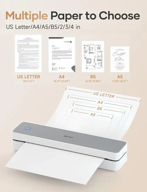 MT610 Pro 300dpi Portable Mini Thermal Printer Wireless BT Interface Smart Label Photo Mobile Pocket IOS Android Compatibility