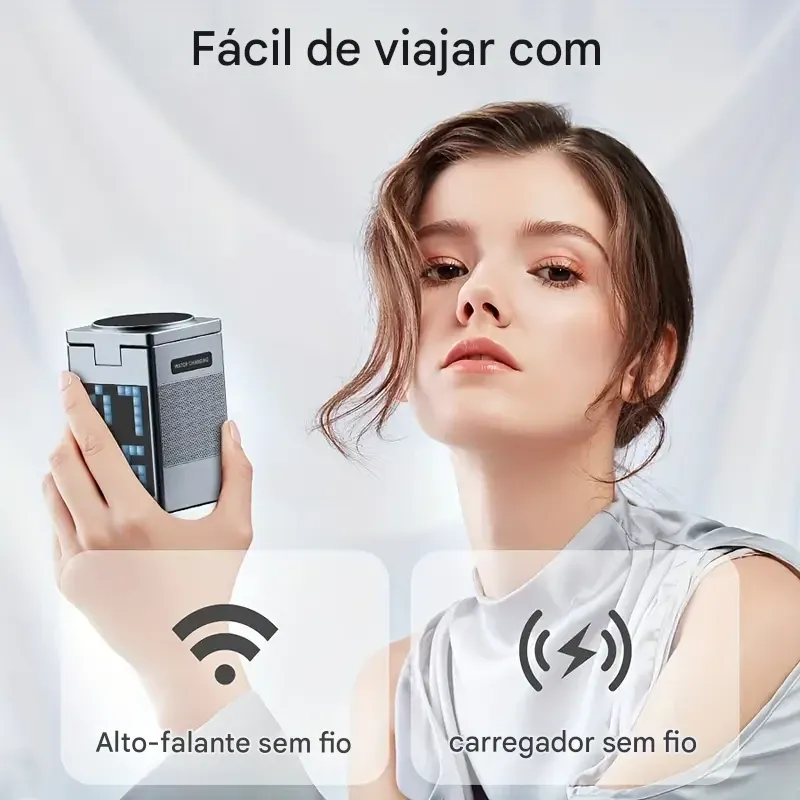 Carregador magnético sem fio multifuncional 6 em 1 compatível com dispositivos TECNO, SAMSUNG e Infinix para carregamento rápido