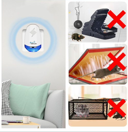 🦟🐜🔌🐭🚫 Diga adeus aos produtos químicos ⚡ 📡 Mantenha os sons afastados 💥 Prepare-se