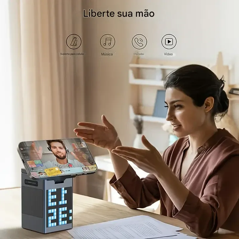 Carregador magnético sem fio multifuncional 6 em 1 compatível com dispositivos TECNO, SAMSUNG e Infinix para carregamento rápido