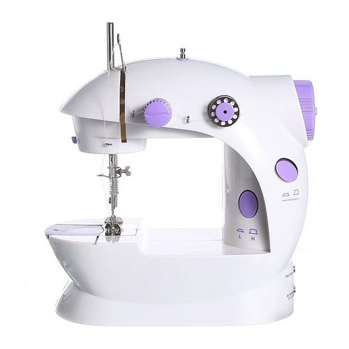 Mini máquina de costura portátil multifuncional doméstica e acessórios de costura