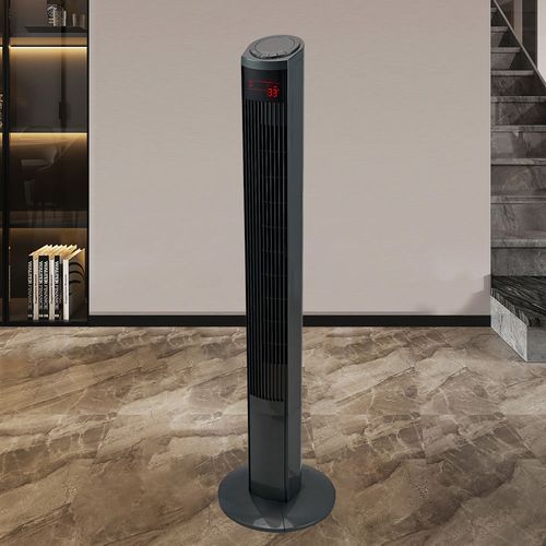 Electric Bladeless Ventilateur Tower Pedestal Fans Black Tower Fan