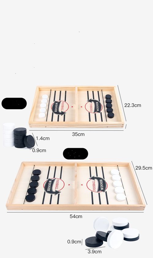 Fast sling puck game is a family game with unique design, ideal for small places. It a fun family board game - fast and smart game for kids and adults