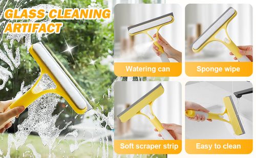 3-in-1 window cleaning scraper