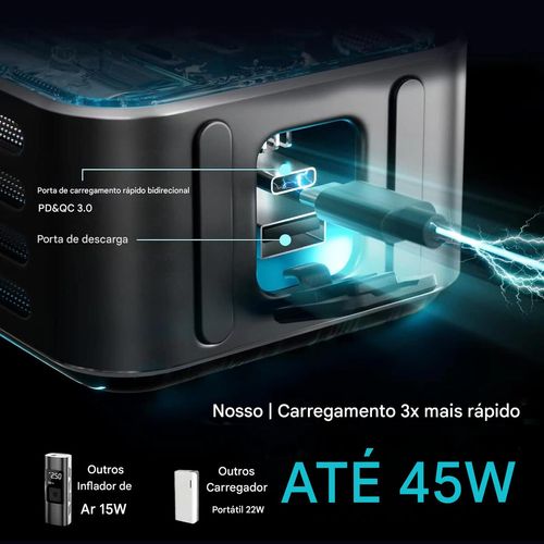 Bomba de ar elétrica portátil sem fio para carro, com sensor digital, 150 PSI, para encher pneus de carro, motocicleta, 4000 mAh