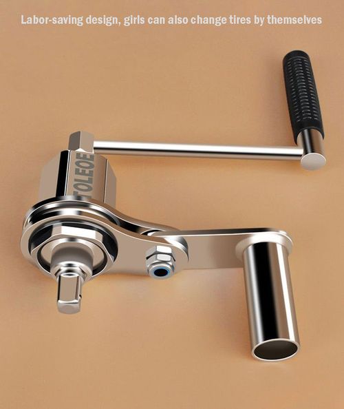 Tire labor-saving wrench hand crank car screw removal force wrench family car tire removal repair tool