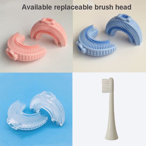 3 Modes 360 Degrees Easy Use Cartoon Rechargeable 3D Food Grade Silicone U Animal Kids Electric Toothbrush