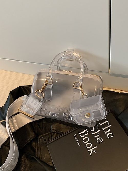 Trendy Jelly Crossbody Bag Macaron Color Pillow Satchel for Fashion Lovers